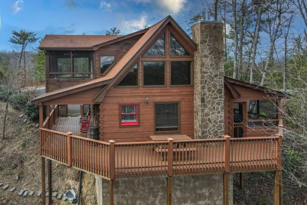 Over The Mountain - Smoky Mountain View Cabin Sevierville Luaran gambar