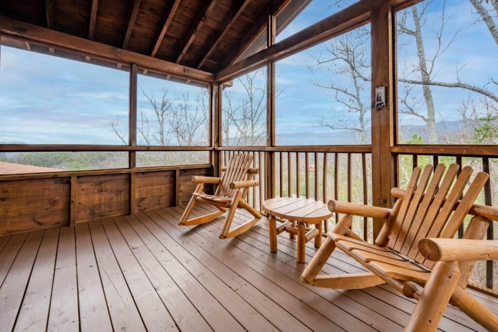 Over The Mountain - Smoky Mountain View Cabin Sevierville Luaran gambar
